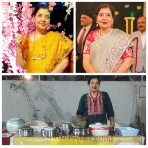 Super Chef Anita Kumar with Homemade food